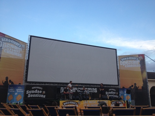 Bondi Open Air cinema screen