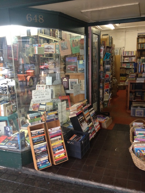 Entrance to bookstore